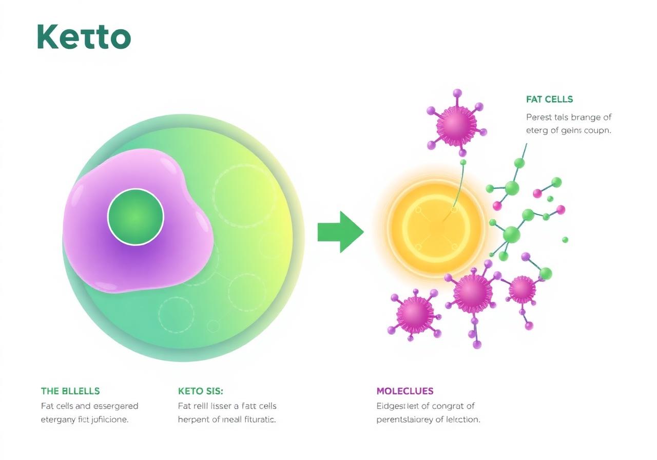 How Lyvaris Keto triggers ketosis — fat cells converting to ketone energy